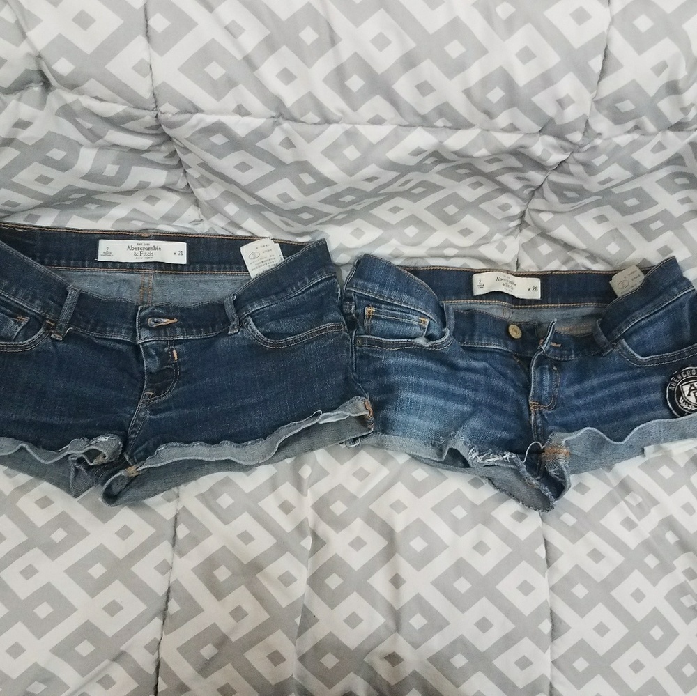 Abercrombie shorts size 2 juniors